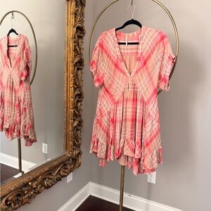 Free People Agnes Plaid Mini